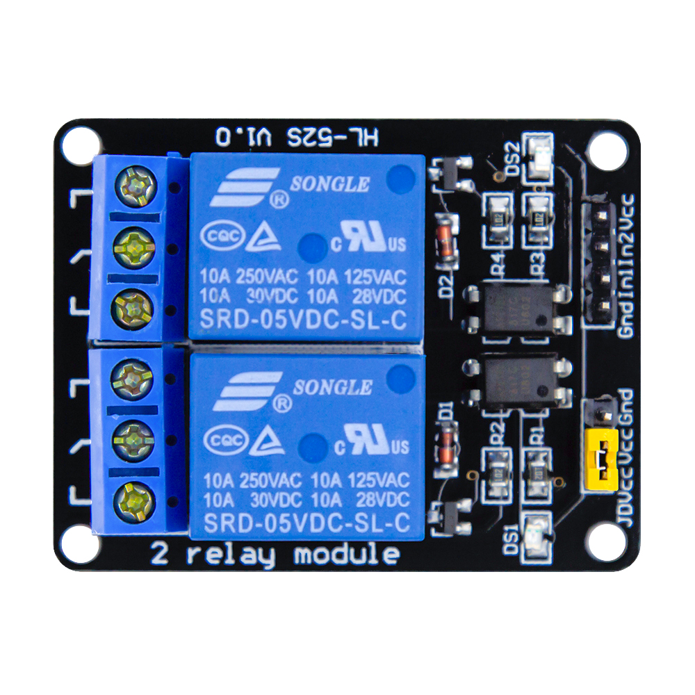 2-канальное реле, 5в